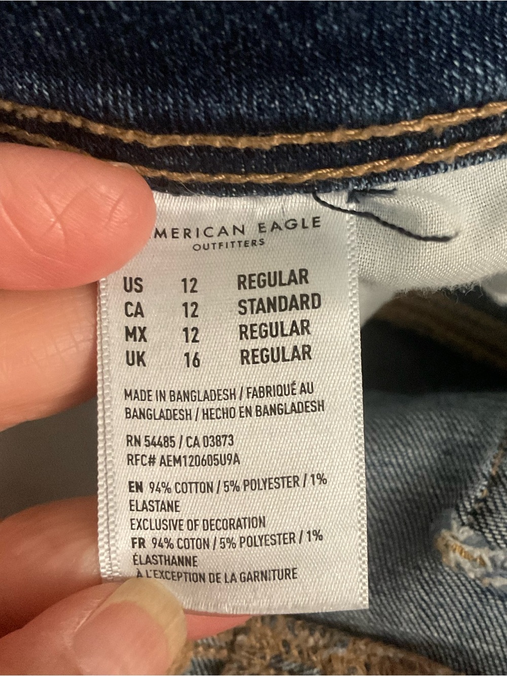American Eagle Kick Boot Jeans 12 - Picture 6 of 6